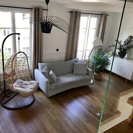 Appartement Beautifully Designed Homely Calm Parisian Duplex *