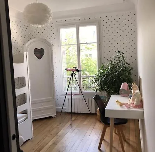 Beautifully Designed Homely Calm Parisian Duplex